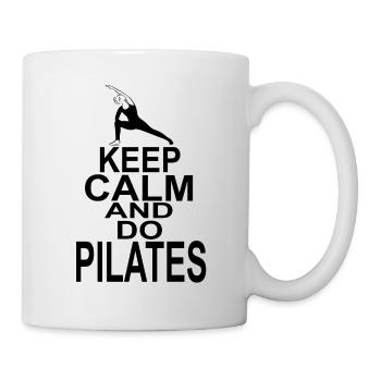 Gardez votre calme et faites du Pilates - Mug blanc - blanc - Droite