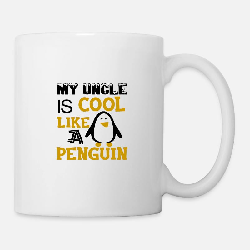 My Uncle Is Cool Like A Penguin - Mug - white