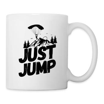 Parachutisme saut en parachute - Mug blanc - blanc - Droite