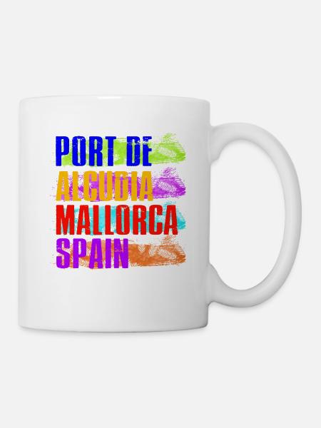 Port De Alcudia Spanien Balearen Mallorca Urlaub - Tasse - Weiß