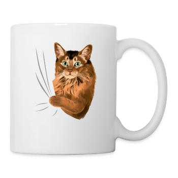 Somalikatze - Mug blanc - blanc - Droite