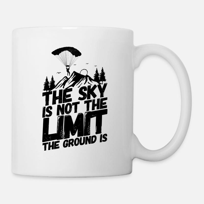 Parachutisme parachutisme - Mug blanc - blanc