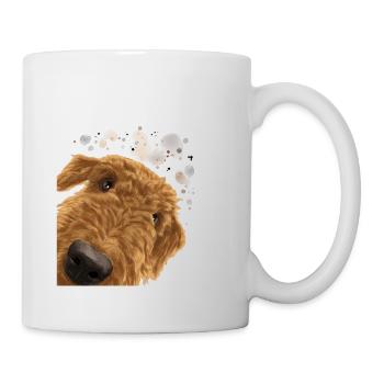 Airedale Terrier Dog - Mug - white - Right