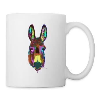 Esel Splash - Tasse - Weiß - Rechts