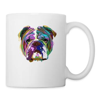English Bulldog Splash - Mug - white - Right