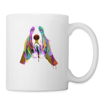 Basset Hound Dog Splash - Mug - white - Right