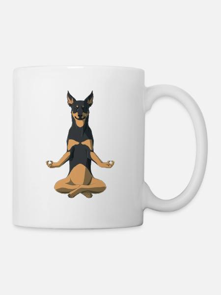 Méditation Chien Australian Kelpie - Mug blanc - blanc