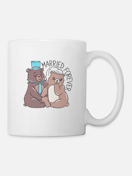 Mariage mariage mariage mariage marié - Mug blanc - blanc