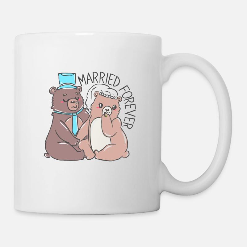 Mariage mariage mariage mariage marié - Mug blanc - blanc