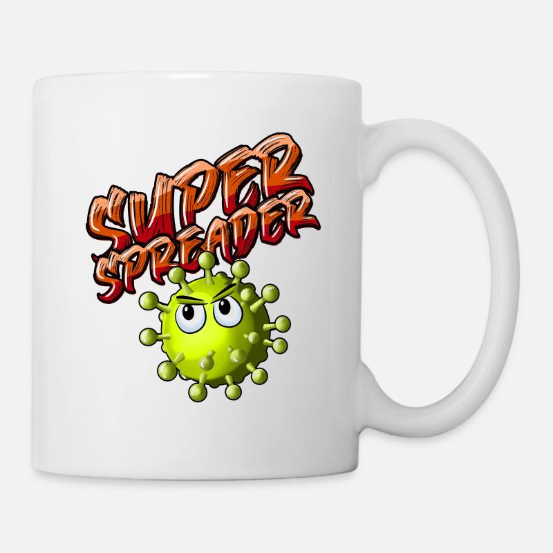 Superspreader - Tasse - Weiß