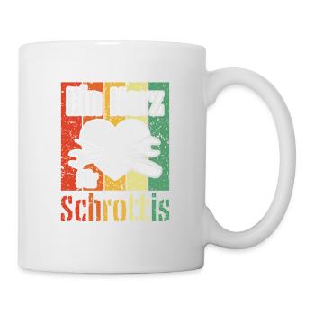 Handwerker & Schrotthändler | Ein Herz für Schrott - Tasse - Weiß - Rechts