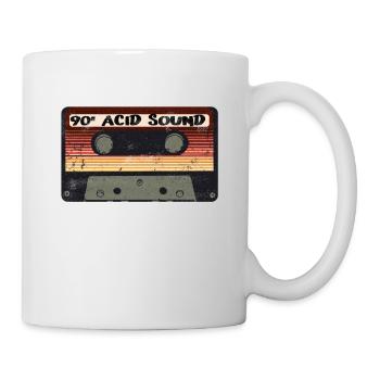 Acid Kassette Club 90er Techno Berlin Rave Trance - Tasse - Weiß - Rechts