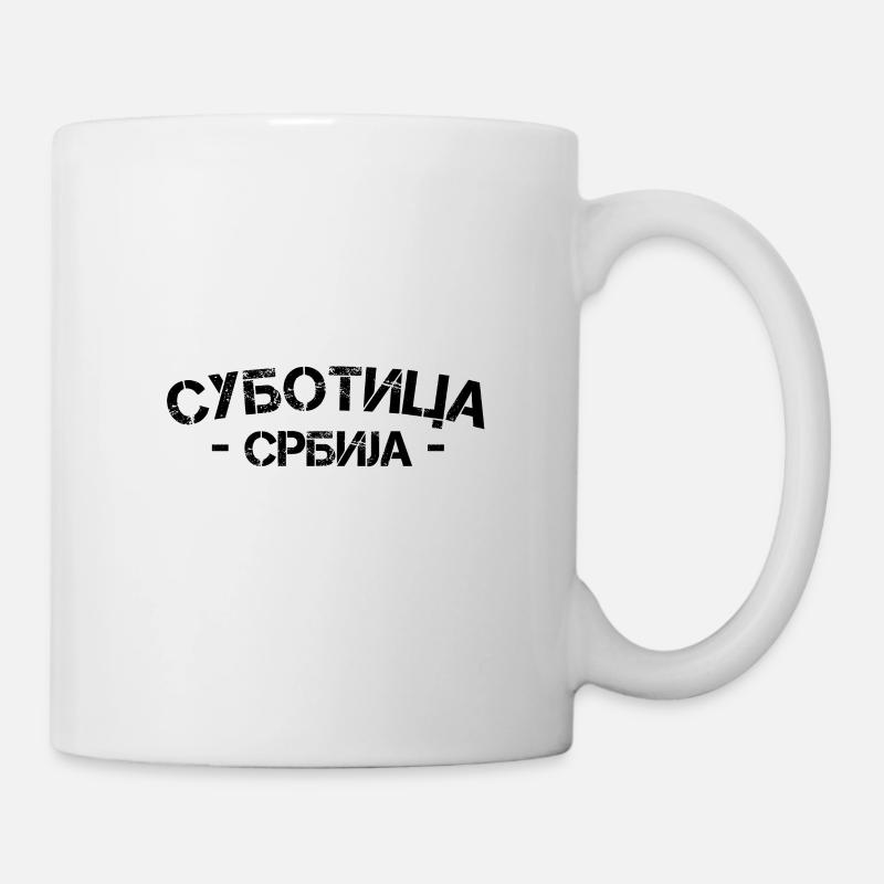 Serbien! - Tasse - Weiß