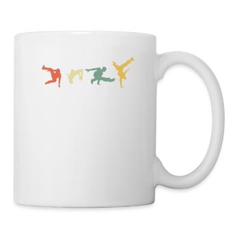 Retro Parkour gift for extreme sports lovers - Mug - white - Right