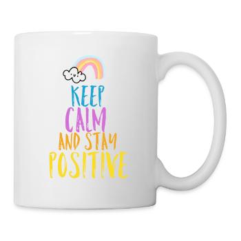Positiv Spruch - Tasse - Weiß - Rechts