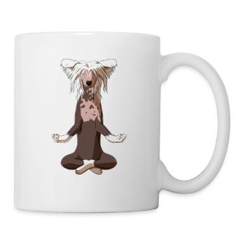 Meditate Chinese Crested Dog - Mug - white - Right