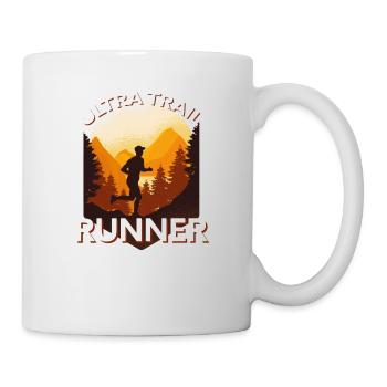 Trail Running & Berglauf, Ultra Trail Runner - Tasse - Weiß - Rechts