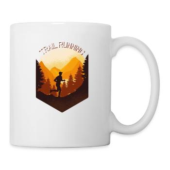 Trail Running &Course de montagne, Ultra Trail Runner - Mug blanc - blanc - Droite