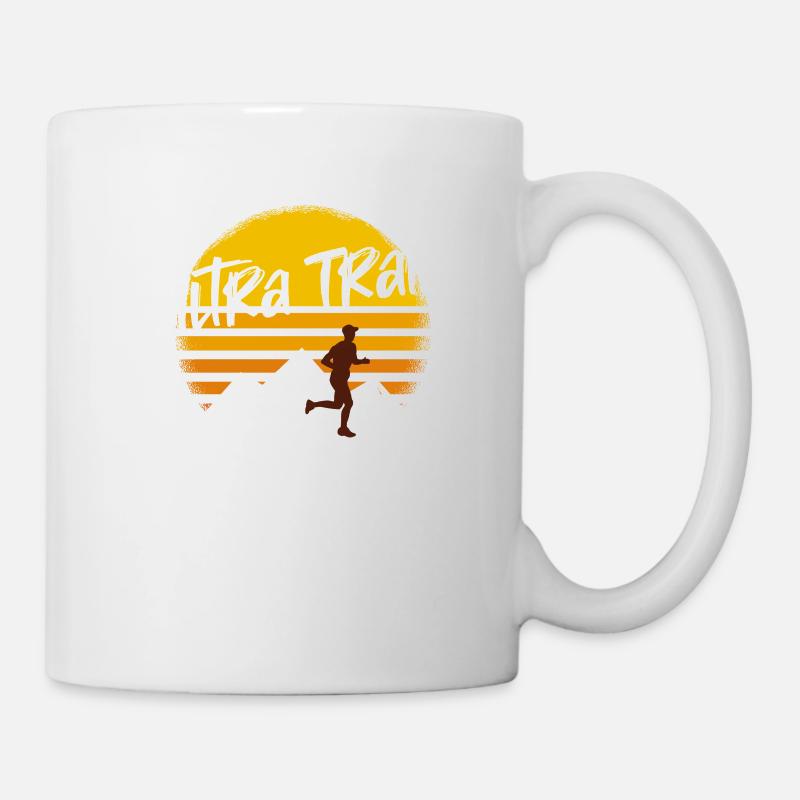 Trail running & mountain running, ultra traileur - Mug blanc - blanc