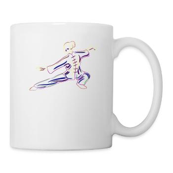 Colored Tai Chi - Mug - white - Right