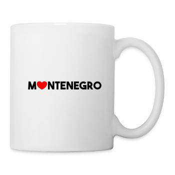 Montenegro! - Tasse - Weiß - Rechts