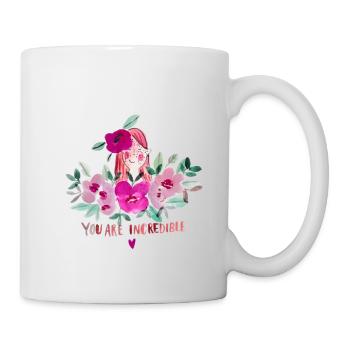 you are incredible - Mug - white - Right