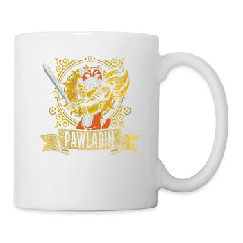 Pawladin Tabletop RPG D20 Funny Cats Paladin - Mug - white - Right