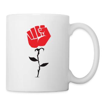 Anti racisme BLM droits de l'homme - Mug blanc - blanc - Droite