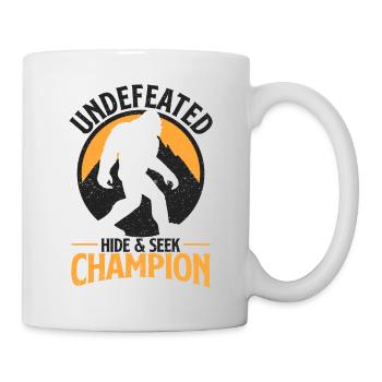 Designs de champ de cache-cache invaincu pour les campeurs - Mug blanc - blanc - Droite