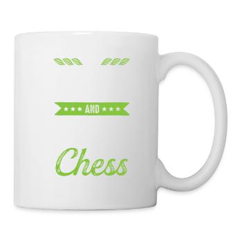 Gardez le calme des échecs - Mug blanc - blanc - Droite