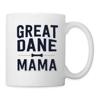 Chemise de chien de grand danois pour la fête des pères de papa de papa d'hommes - Mug blanc - blanc - Droite
