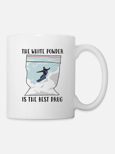 Powder / Snowboard - Mug - white