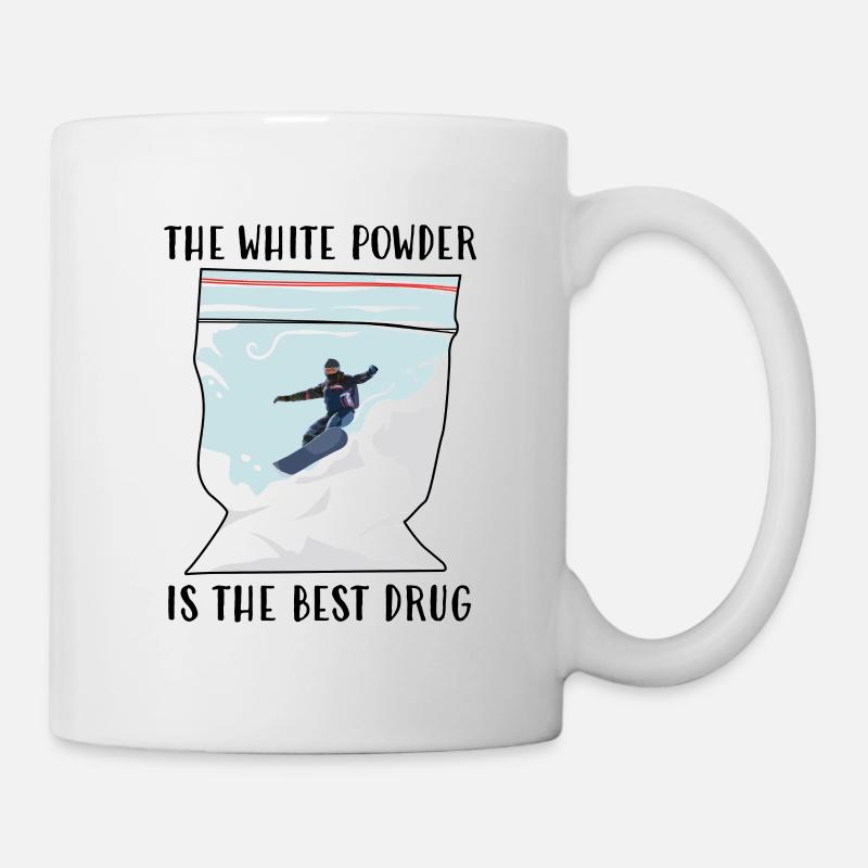 Powder / Snowboard - Mug - white