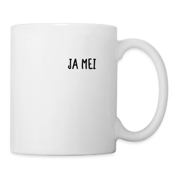 Ja Mei Mundart Bayrisch Bayern Dialekt Geschenk - Tasse - Weiß - Rechts