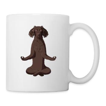 Chien de garde allemand méditant - Mug blanc - blanc - Droite