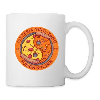 Pizzeria Pizza Ying Yang Fusion Kitchen - Mug blanc - blanc - Droite