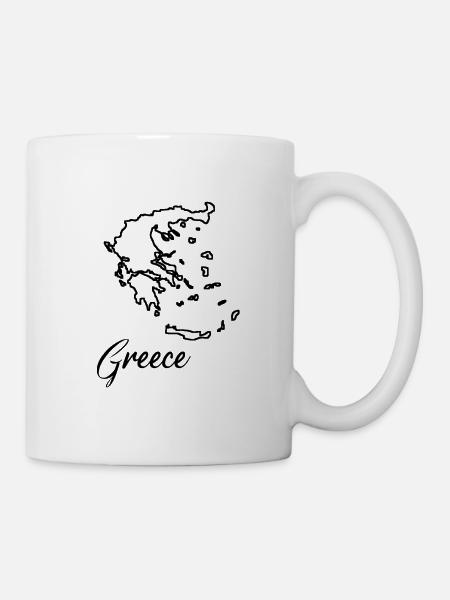 Lustiger Griechischer Spruch Griechenland Geschenk - Tasse - Weiß