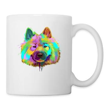 Splash Eurasier Dog - Mug - white - Right