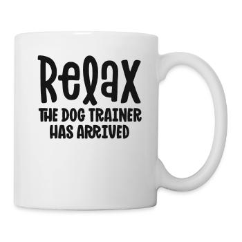 Service Dog Trainer Shirt Relax The Dog Trainer - Mug - white - Right