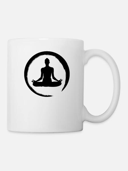 Zen Circle Buddhismus - Tasse - Weiß