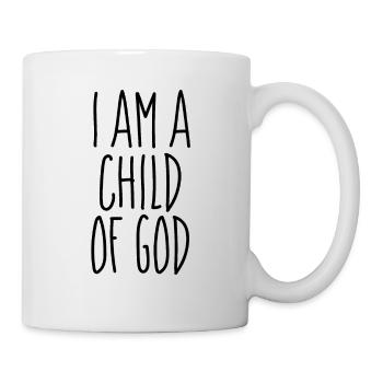 Ich bin ein Kind Gottes - christliche Zitate - Tasse - Weiß - Rechts