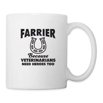 Lustiges Geschenk des Hufschmiedschmieds - Tasse - Weiß - Rechts