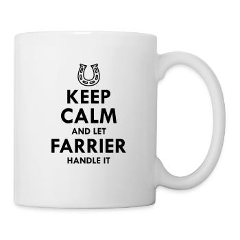 Lustiges Geschenk des Hufschmiedschmieds - Tasse - Weiß - Rechts