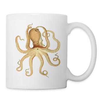 Octopus Sea Octopus Natural Gift Great - Mug - white - Right