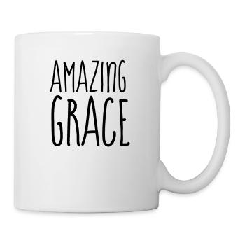 Amazing Grace - Christian Quotes - Mug - white - Right