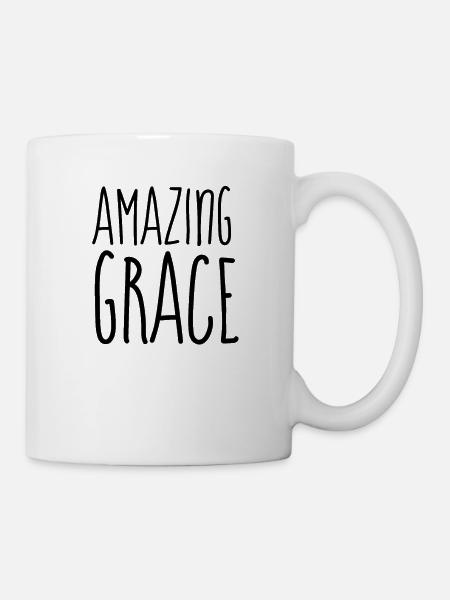 Amazing Grace - Citations chrétiennes - Mug blanc - blanc