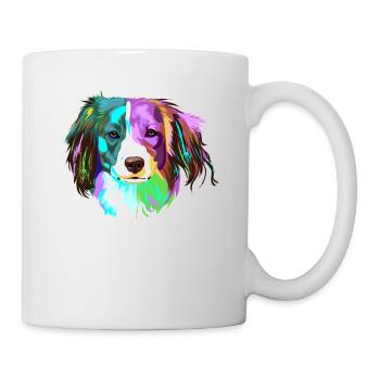 Splash Nederlandse Kooikerhondje Dog - Mug - white - Right