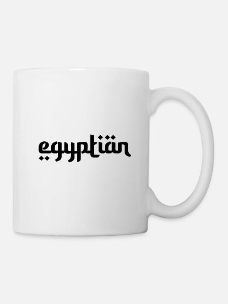 Funny Egyptian saying about Egypt gift - Mug - white