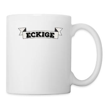 Der Eckige muss ins Dreckige Geländewagen Offroad - Tasse - Weiß - Rechts