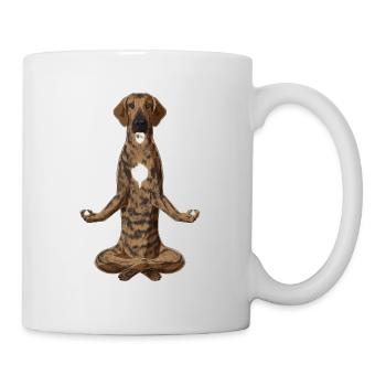 Chien Méditant Plott Hound - Mug blanc - blanc - Droite